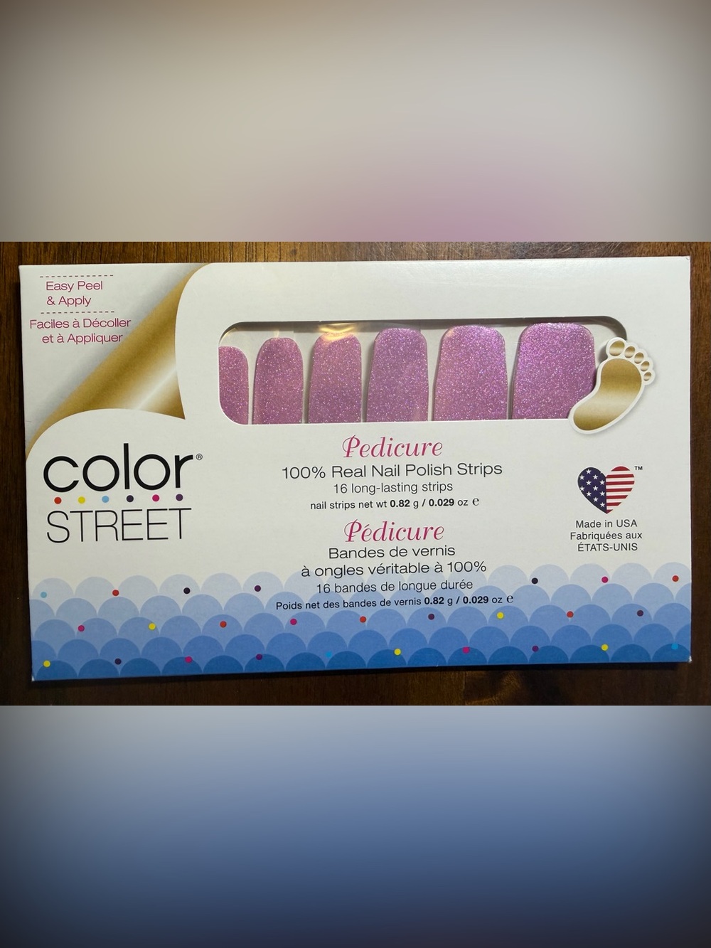 RETIRED Color Street Set (See It To Belize It Pedicure)